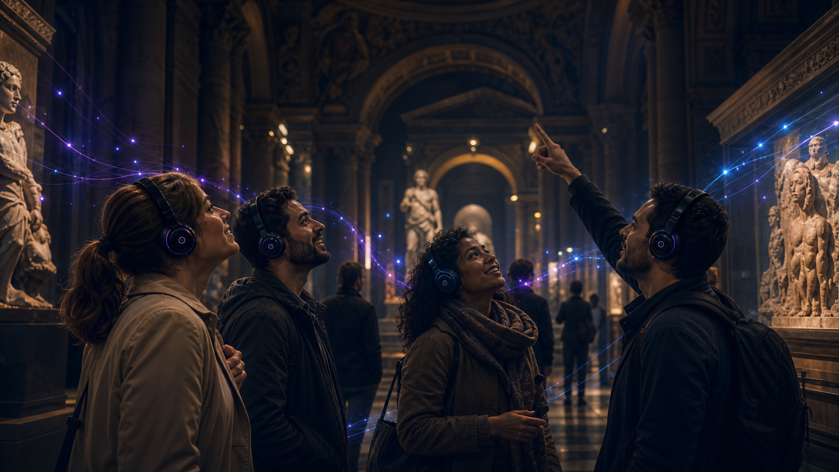 Transform exhibits, historic places, campuses, and cultural districts into immersive journeys that bring stories to life.